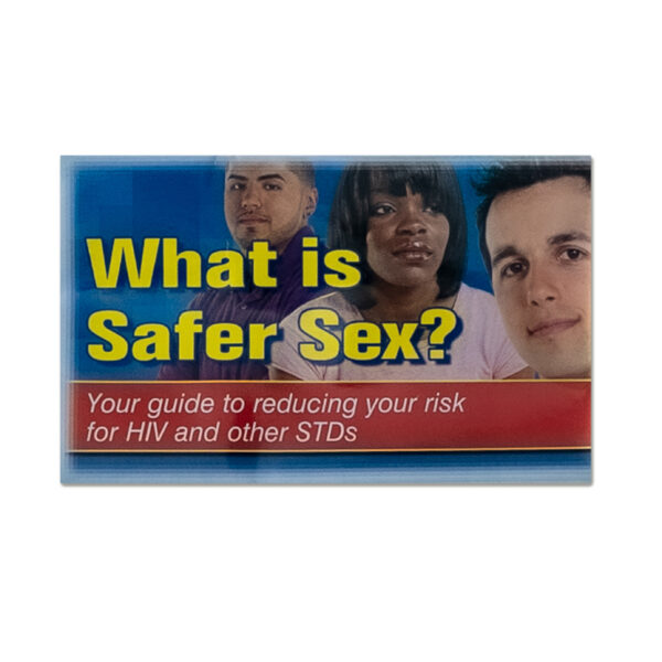Patient Education: What Is Safer Sex: Your Guide to Reducing Your Risk for HIV and Other STDs (Pocket Minder), 25/bundle