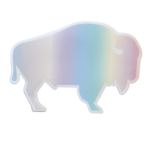 Bison Window Cling