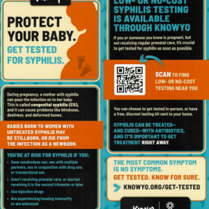 Protect your baby. Get tested for syphilis.