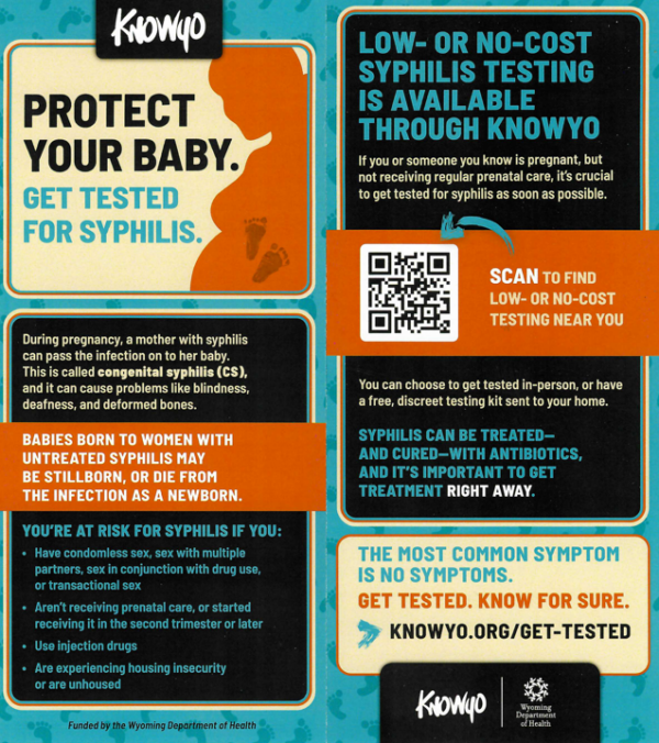 Protect your baby. Get tested for syphilis.