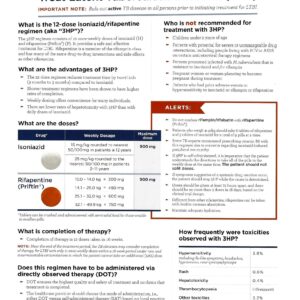 Using the Isoniazid/Rifapentine Regimen to Treat Latent Tuberculosis Infection Sheet